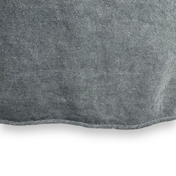 J Galt Brandy Melville T Shirt Tee Black Graphic Los Angeles Crop Raw Hem OS - Picture 5 of 8